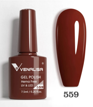 Esmalte 559 semipermanentes SIN HEMA - TPO - HPMA VIP5 7.5ml Venalisa