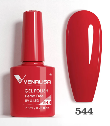Esmalte 544 semipermanentes SIN HEMA - TPO - HPMA VIP5 7.5ml Venalisa