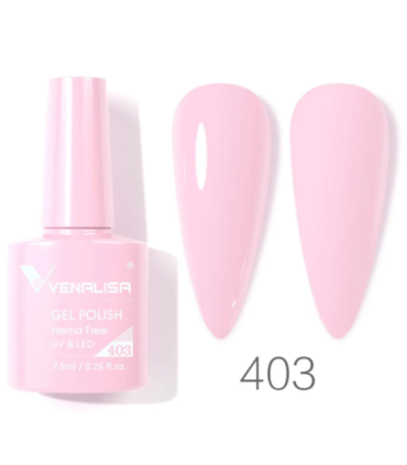 Esmalte 403 semipermanentes SIN HEMA - TPO - HPMA VIP4 7.5ml Venalisa