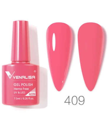 Esmalte 409 semipermanentes SIN HEMA - TPO - HPMA VIP4 7.5ml Venalisa