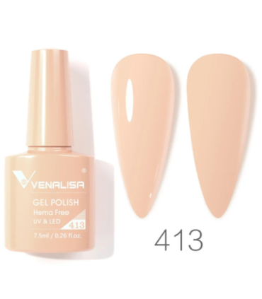 Esmalte 413 semipermanentes SIN HEMA - TPO - HPMA VIP4 7.5ml Venalisa