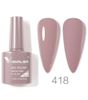 Esmalte 418 semipermanentes SIN HEMA - TPO - HPMA VIP4 7.5ml Venalisa