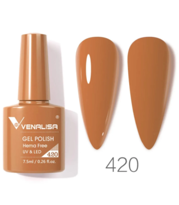 Esmalte 420 semipermanentes SIN HEMA - TPO - HPMA VIP4 7.5ml Venalisa