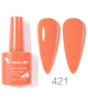 Esmalte 421 semipermanentes SIN HEMA - TPO - HPMA VIP4 7.5ml Venalisa