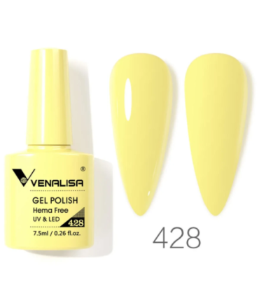 Esmalte 428 semipermanentes SIN HEMA - TPO - HPMA VIP4 7.5ml Venalisa