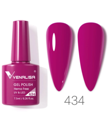 Esmalte 434 semipermanentes SIN HEMA - TPO - HPMA VIP4 7.5ml Venalisa