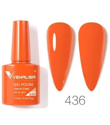 Esmalte 436 semipermanentes SIN HEMA - TPO - HPMA VIP4 7.5ml Venalisa