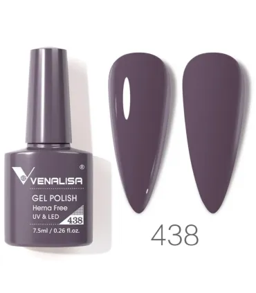 Esmalte 438 semipermanentes SIN HEMA - TPO - HPMA VIP4 7.5ml Venalisa