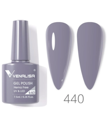 Esmalte 440 semipermanentes SIN HEMA - TPO - HPMA VIP4 7.5ml Venalisa