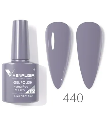 Esmalte 440 semipermanentes SIN HEMA - TPO - HPMA VIP4 7.5ml Venalisa