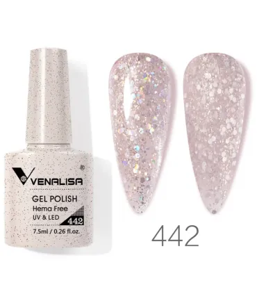 Esmalte 442 semipermanentes SIN HEMA - TPO - HPMA VIP4 7.5ml Venalisa