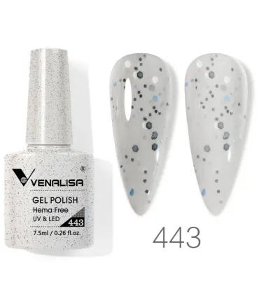 Esmalte 443 semipermanentes SIN HEMA - TPO - HPMA VIP4 7.5ml Venalisa