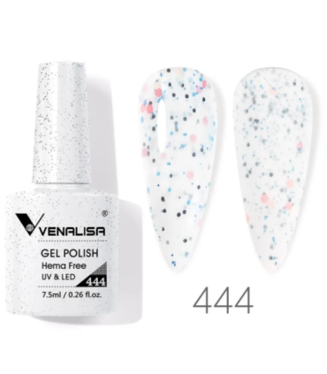 Esmalte 444 semipermanentes SIN HEMA - TPO - HPMA VIP4 7.5ml Venalisa