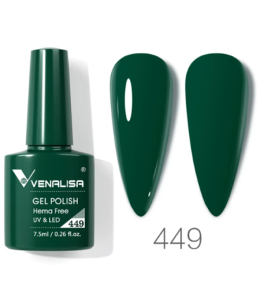 Esmalte 449 semipermanentes SIN HEMA - TPO - HPMA VIP4 7.5ml Venalisa