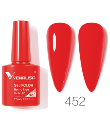 Esmalte 452 semipermanentes SIN HEMA - TPO - HPMA VIP4 7.5ml Venalisa
