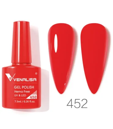 Esmalte 452 semipermanentes SIN HEMA - TPO - HPMA VIP4 7.5ml Venalisa