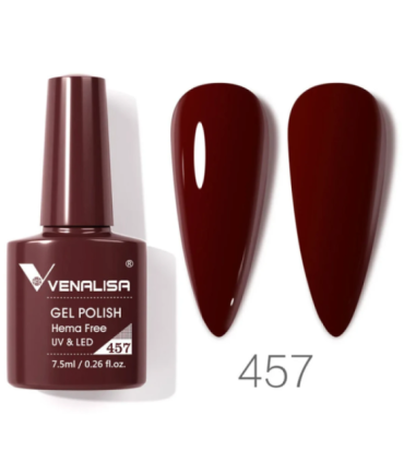 Esmalte 457 semipermanentes SIN HEMA - TPO - HPMA VIP4 7.5ml Venalisa