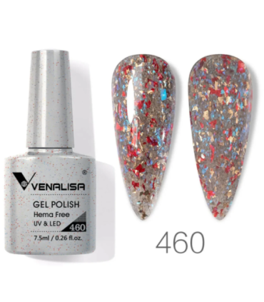 Esmalte 460 semipermanentes SIN HEMA - TPO - HPMA VIP4 7.5ml Venalisa