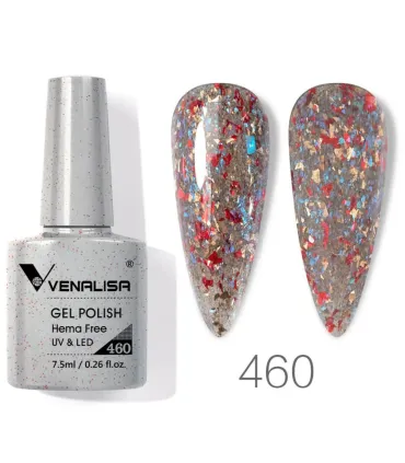 Esmalte 460 semipermanentes SIN HEMA - TPO - HPMA VIP4 7.5ml Venalisa