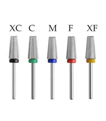 Fresa de uñas cónica 5 en 1