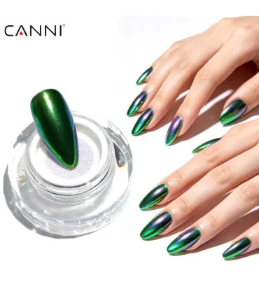Kit Chrome Powder CANNI 12 Uni.. Polvo Cromado Uñas