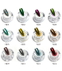 Kit Chrome Powder CANNI 12 Uni.. Polvo Cromado Uñas