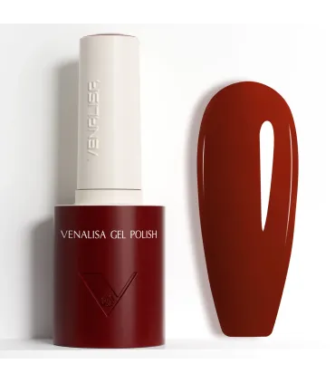 Esmalte Semipermanente 5116 Rojo Baya V7 10ml Venalisa