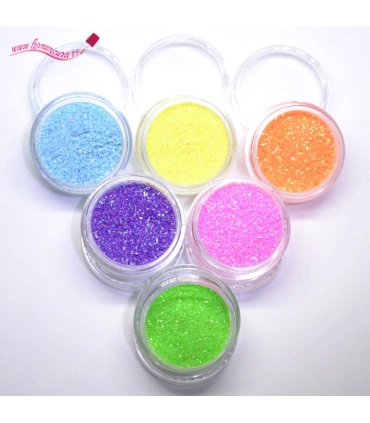 Pack azúcar uñas glitter 1