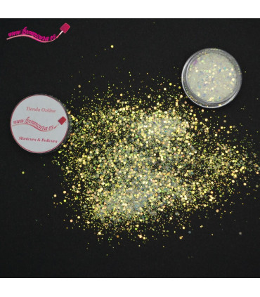 Purpurina de uñas multicolor n 9