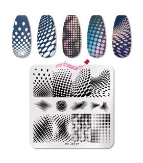 Mini Placas Stamping cuadradas F17