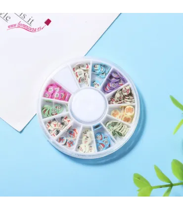 Pack redondo fimos uñas