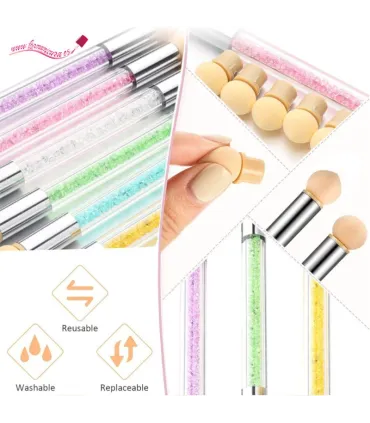 Pincel degradados de uñas