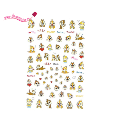 Pegatinas uñas autoadhesivas dibujos animados