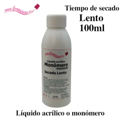 Líquido acrílico premium Lento 100 ml