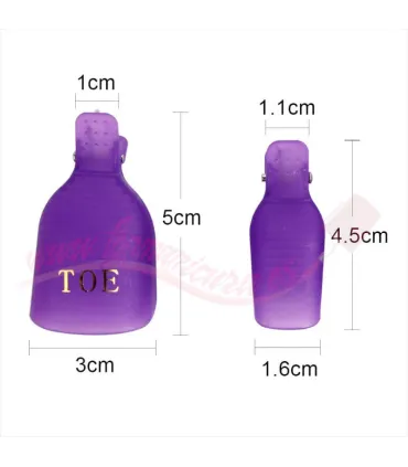 Clips uñas Pedicura