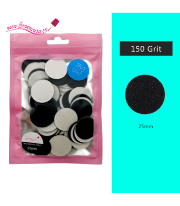 Recambios desechables para disco de Pedicura 25 mm 150 Grit